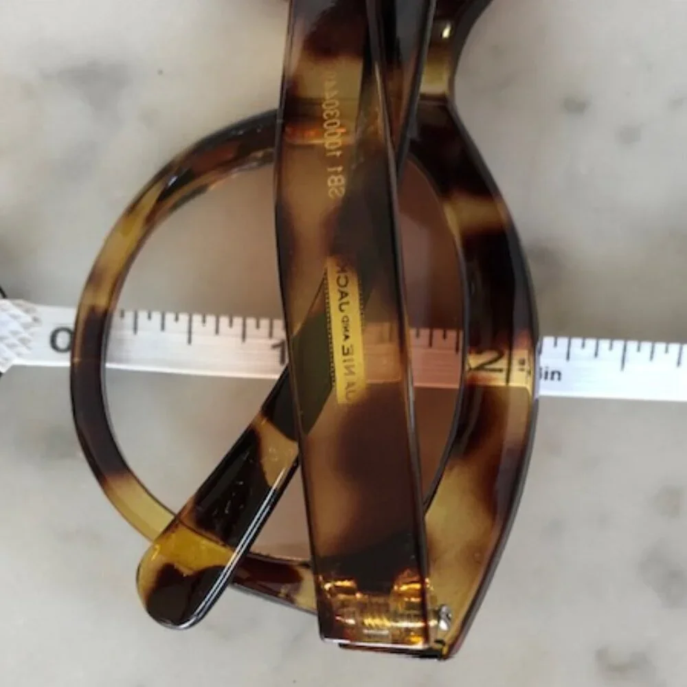 JANIE AND JACK Tortoise Cat Eye Variegated Sunglasses